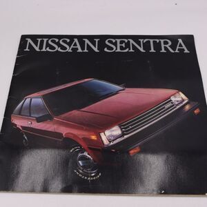 1984 Nissan Datsun Vintage Dealer Advertising Brochure Car Options Catalog